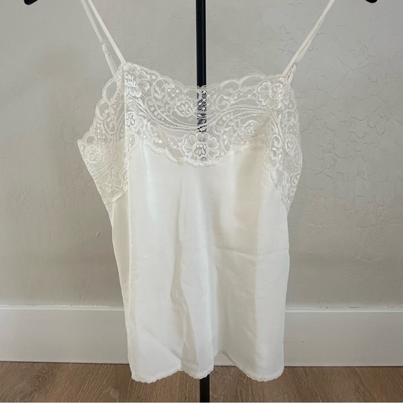 Wacoal Tops - Vintage Wacoal Cream/Ivory Lace Camisole. Size 34. Made in USA.